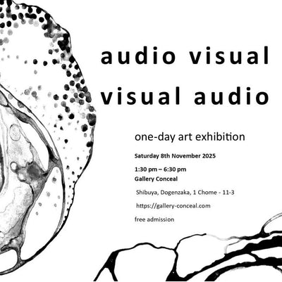 過去の展示・11.8(sat)・audio visual visual audio